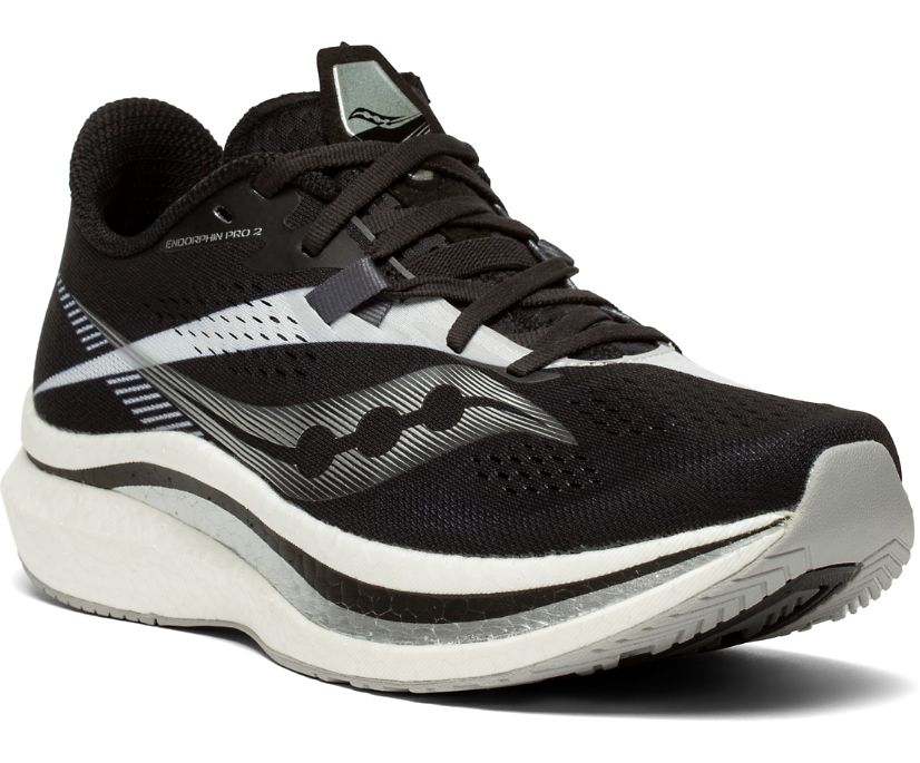 Saucony Endorphin Pro 2 Women's Running Shoes Black / White | AU 111UZGT